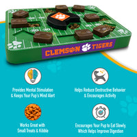 Clemson Tigers Interactive Puzzle Treat Toy