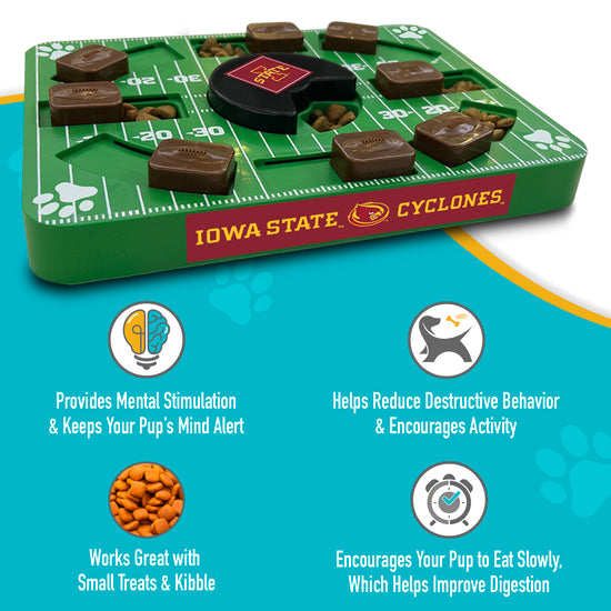 IA State Cyclones Interactive Puzzle Treat Toy