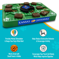 KS Jayhawks Interactive Puzzle Treat Toy