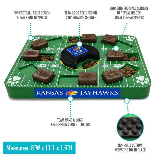 KS Jayhawks Interactive Puzzle Treat Toy