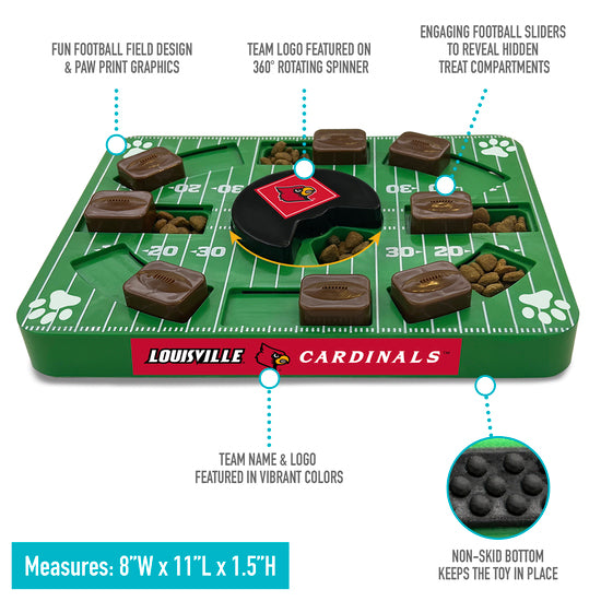 Louisville Cardinals Interactive Puzzle Treat Toy