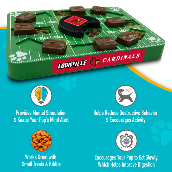 Louisville Cardinals Interactive Puzzle Treat Toy