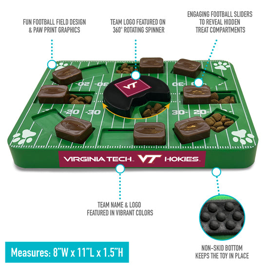 VA Tech Hokies Interactive Puzzle Treat Toy