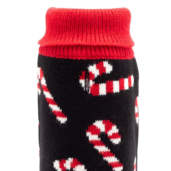 Candy Cane Roll Sweater