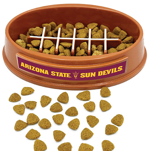 AZ State Sun Devils Football Slow Feeder Bowl