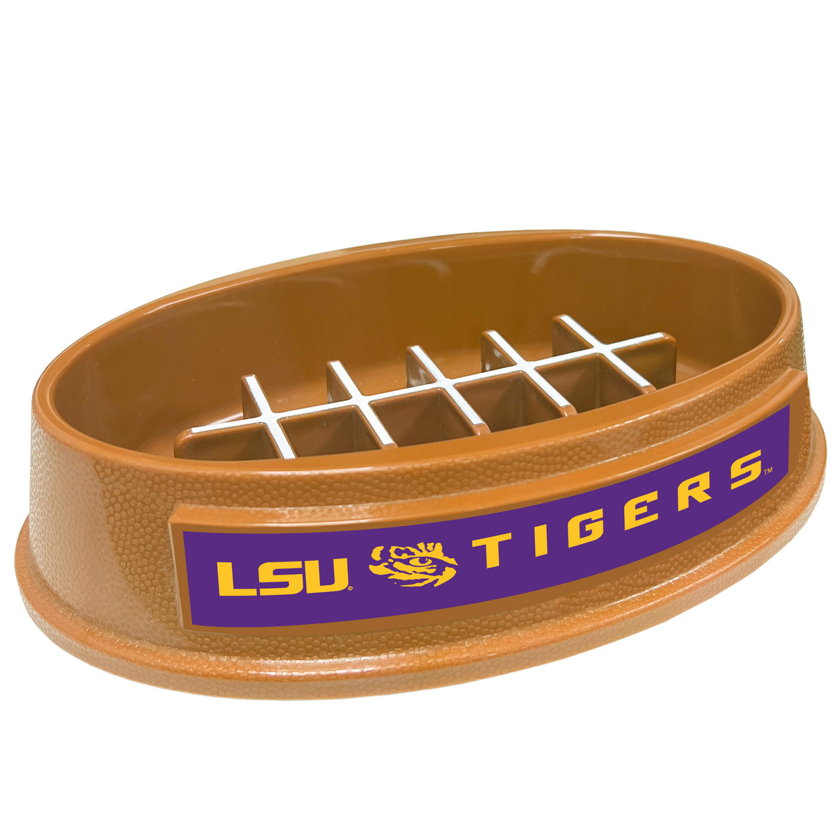 LSU Tigers Football Slow Feeder Bowl