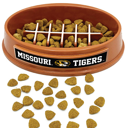MO Tigers Football Slow Feeder Bowl