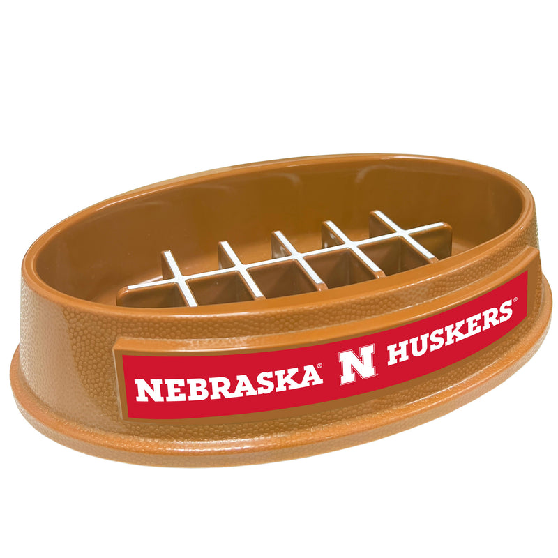 NE Cornhuskers Football Slow Feeder Bowl