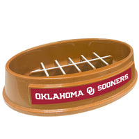 OK Sooners Football Slow Feeder Bowl