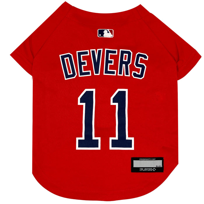 Boston Red Sox Rafael Devers #11 Player Pet Jersey