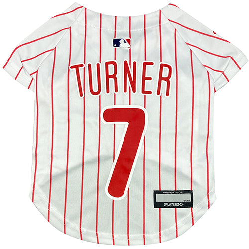 Philadelphia Phillies Trea Turner Jr # 7 Player Pet Jersey