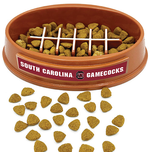 SC Gamecocks Football Slow Feeder Bowl