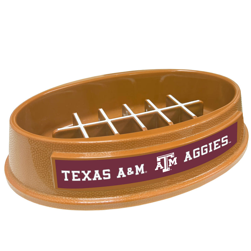 TX A&M Aggies Football Slow Feeder Bowl