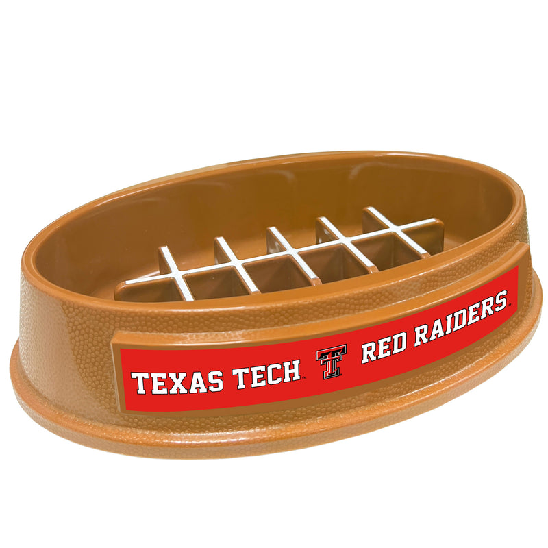 TX Tech Red Raiders Football Slow Feeder Bowl