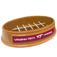 VA Tech Hokies Football Slow Feeder Bowl