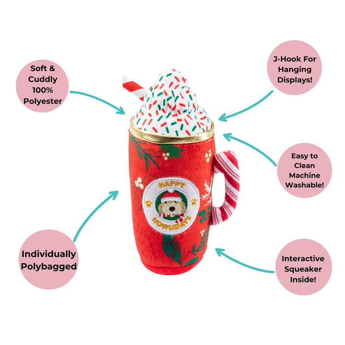 Howliday Cheer Mug Plush Toy