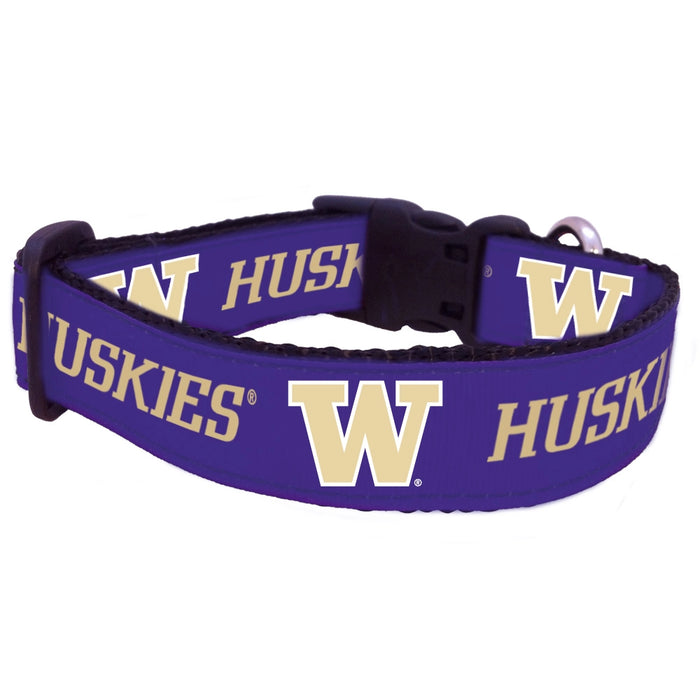 WA Huskies Nylon Dog Collar or Leash