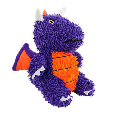 Mighty Microfiber Ball - Dragon Purple Tough Toy