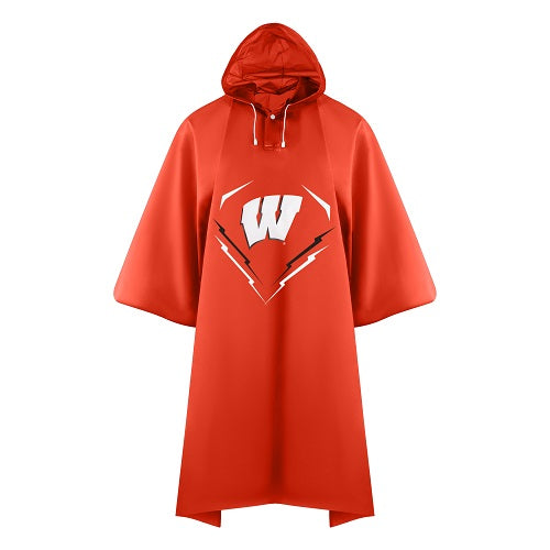 WI Badgers Unisex Premium Poncho