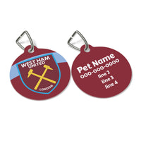 West Ham United FC 25/26 Home Kit-Inspired ID Tag