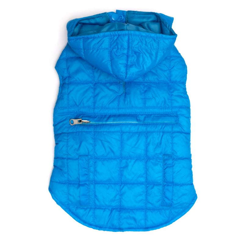 Blue Packable Puffer Jacket