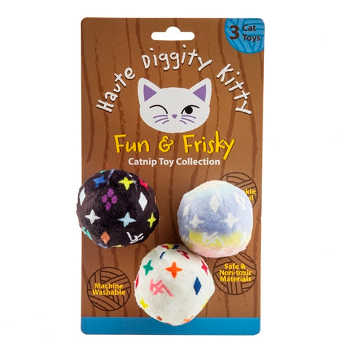 Kitty Vuiton Monogram Balls Organic Catnip Toys