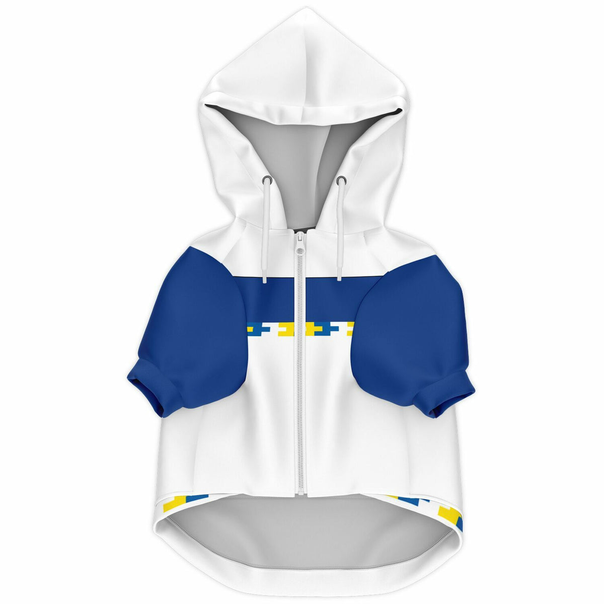 Leeds United FC 25/26 Home Kit-Inspired Zip Hoodie