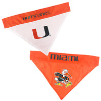 MIA Hurricanes Reversible Slide-On Bandana