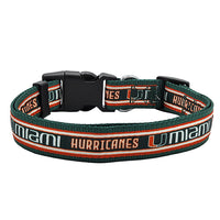 MIA Hurricanes Dog Satin Collar or Leash