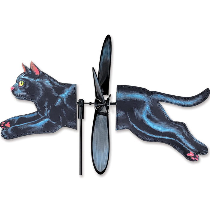 Black Cat Petite Garden Spinner