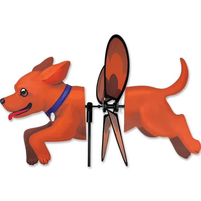 Brown Dog Petite Garden Spinner