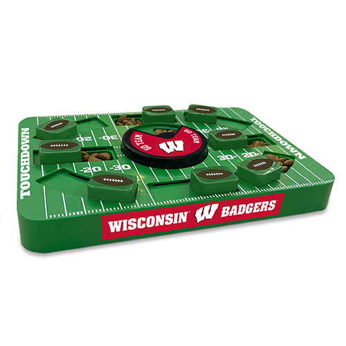 WI Badgers Interactive Puzzle Treat Toy - Large