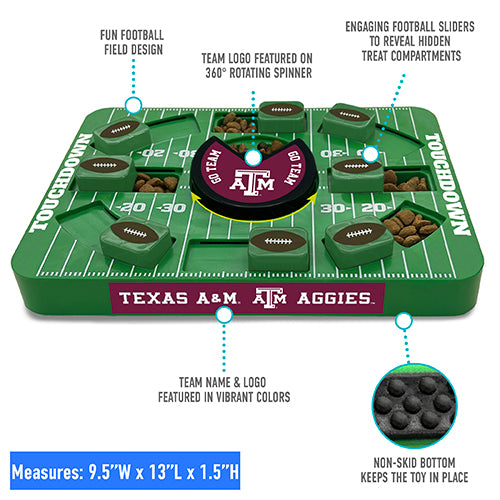 TX A&M Aggies Interactive Puzzle Treat Toy - Large