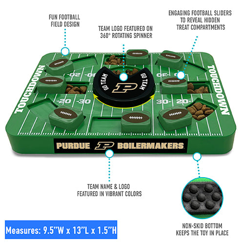 Purdue Boilermakers Interactive Puzzle Treat Toy - Large