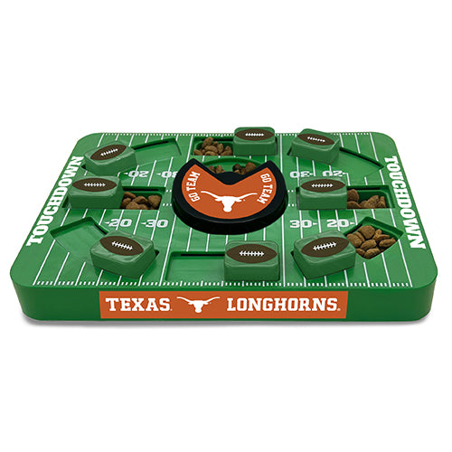 TX Longhorns Interactive Puzzle Treat Toy - Large