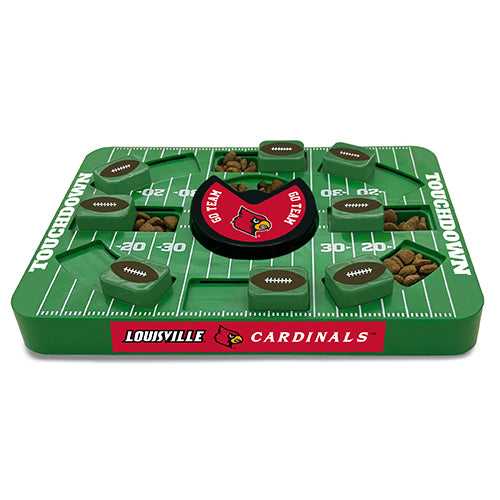 Louisville Cardinals Interactive Puzzle Treat Toy - Large