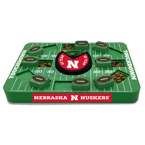 NE Cornhuskers Interactive Puzzle Treat Toy - Large