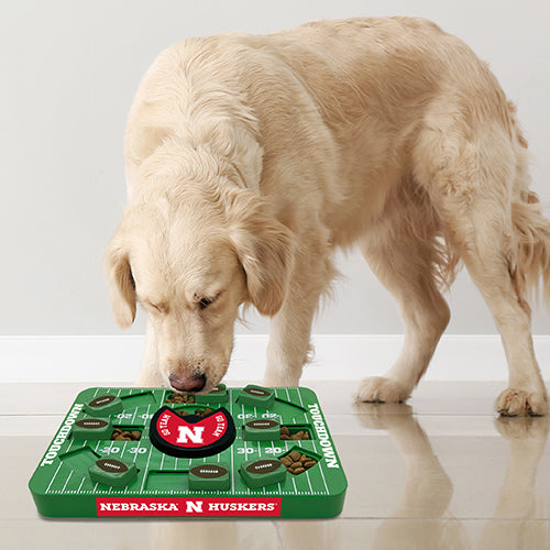 NE Cornhuskers Interactive Puzzle Treat Toy - Large