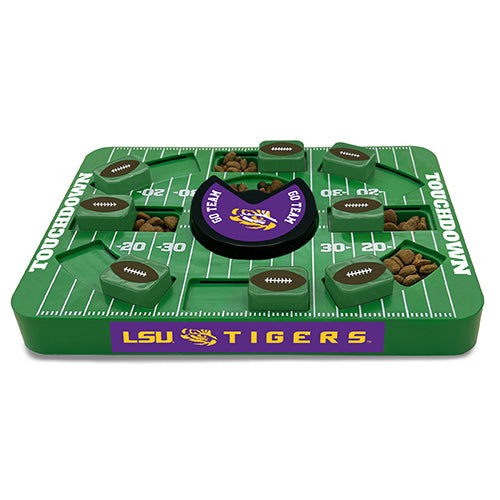 LSU Tigers Interactive Puzzle Treat Toy - Large