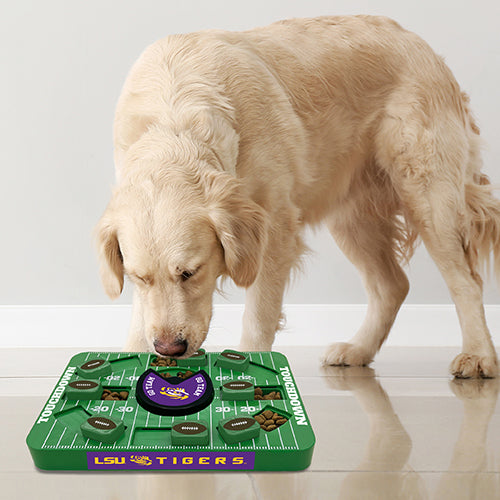 LSU Tigers Interactive Puzzle Treat Toy - Large