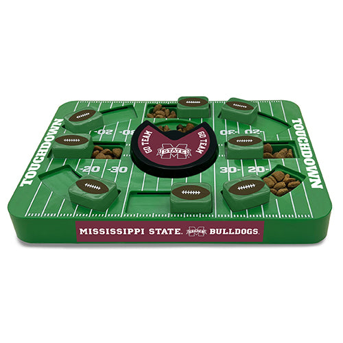 MS State Bulldogs Interactive Puzzle Treat Toy - Large