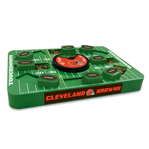 Cleveland Browns Interactive Puzzle Treat Toy - Large