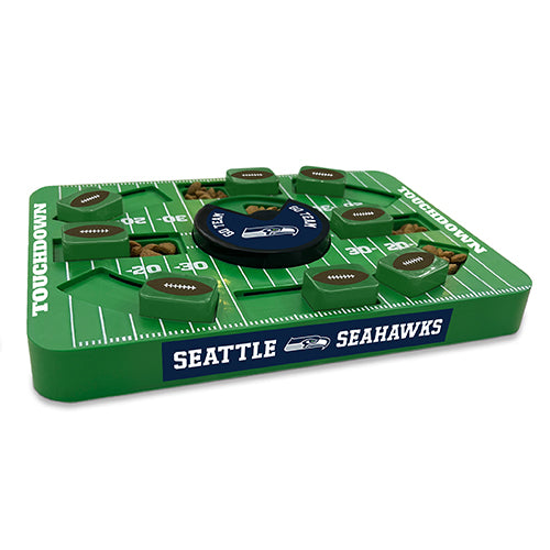 Seattle Seahawks Interactive Puzzle Treat Toy - Large