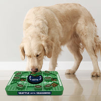 Seattle Seahawks Interactive Puzzle Treat Toy - Large