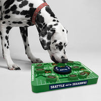 Seattle Seahawks Interactive Puzzle Treat Toy - Large