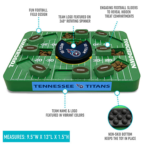 Tennessee Titans Interactive Puzzle Treat Toy - Large