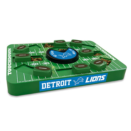 Detroit Lions Interactive Puzzle Treat Toy - Large