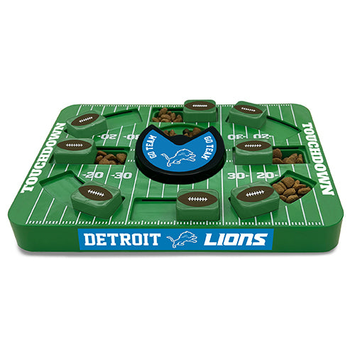 Detroit Lions Interactive Puzzle Treat Toy - Large