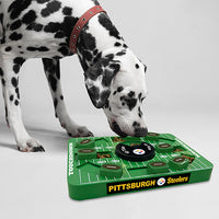 Pittsburgh Steelers Interactive Puzzle Treat Toy - Large