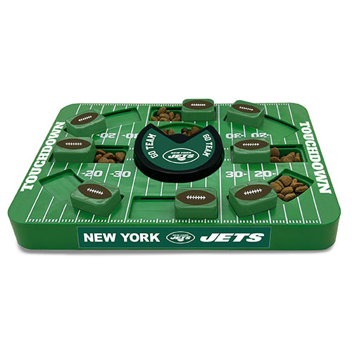 New York Jets Interactive Puzzle Treat Toy - Large